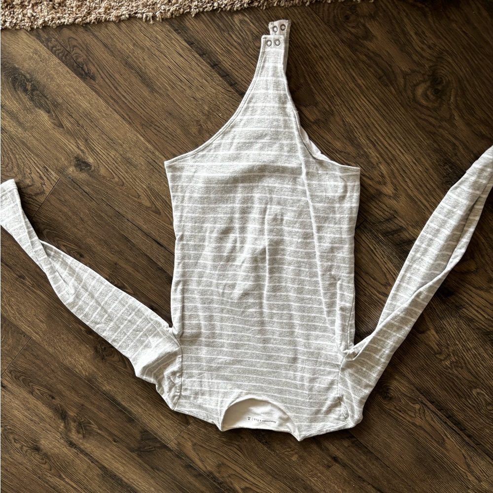Abercrombie & Fitch Gray Striped Bodysuit